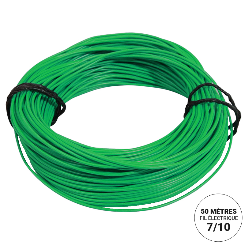 50 mètres FIL ELECTRIQUE 7/10