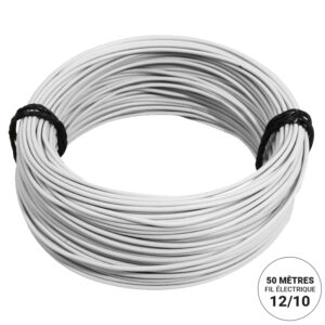 50 mètres FIL ELECTRIQUE 12/10