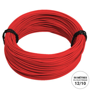 50 mètres FIL ELECTRIQUE 12/10