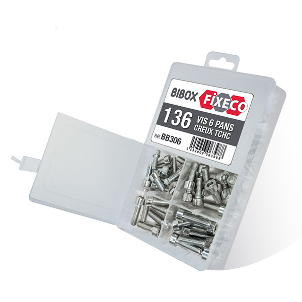 COFFRET 136 VIS 6 PANS CREUX