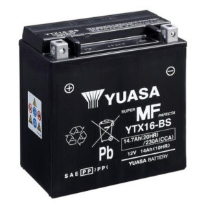 BATTERIE YUASA MF YTX16