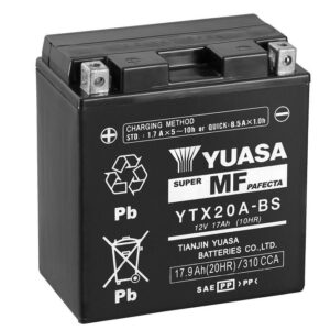 BATTERIE YUASA YTX20A-BS
