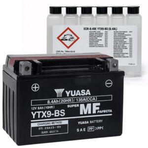 BATTERIE YUASA MF YTX9-BS