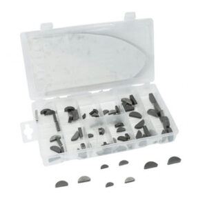 COFFRET 80 CLAVETTES DEMI-LUNE