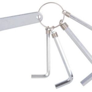 JEU DE 4 CLES 6 PANS COUDEES