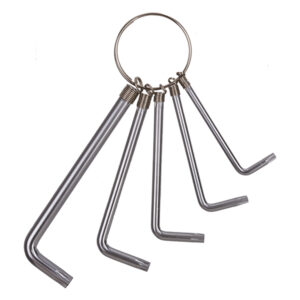 JEU DE 5 CLES TORX