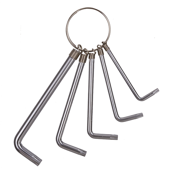 JEU DE 5 CLES TORX