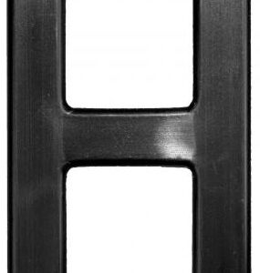 CARACTERE H NOIR 45mm (X10)