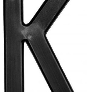 CARACTERE K NOIR 45mm (X10)