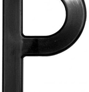 CARACTERE P NOIR 45mm (X10)