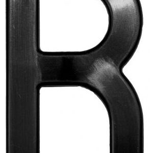 CARACTERE R NOIR 45mm (X10)