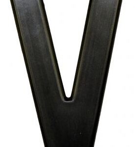 CARACTERE V NOIR 45mm (X10)