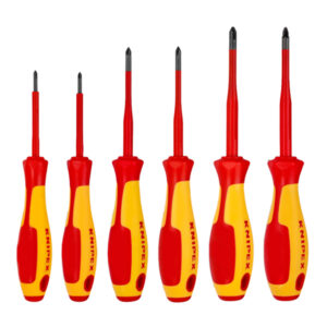 JEU DE 6 TOURNEVIS KNIPEX