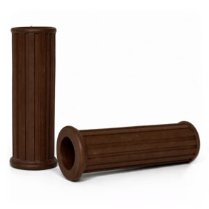 PAIRE DE POIGNEES MARRON