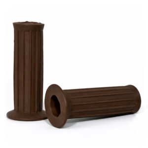 PAIRE DE POIGNEES MARRON