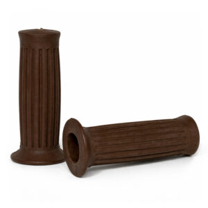 PAIRE DE POIGNEES MARRON