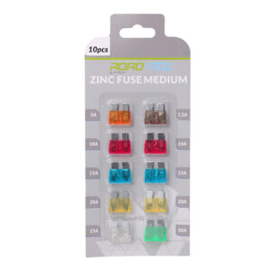 LOT DE 10 FUSIBLE MOYEN PLAT