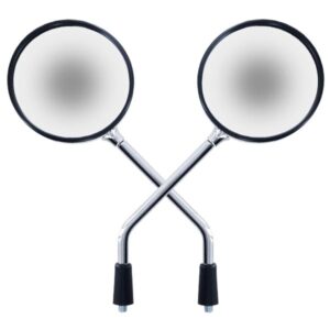 PAIRE DE RETROVISEURS CHROMEE