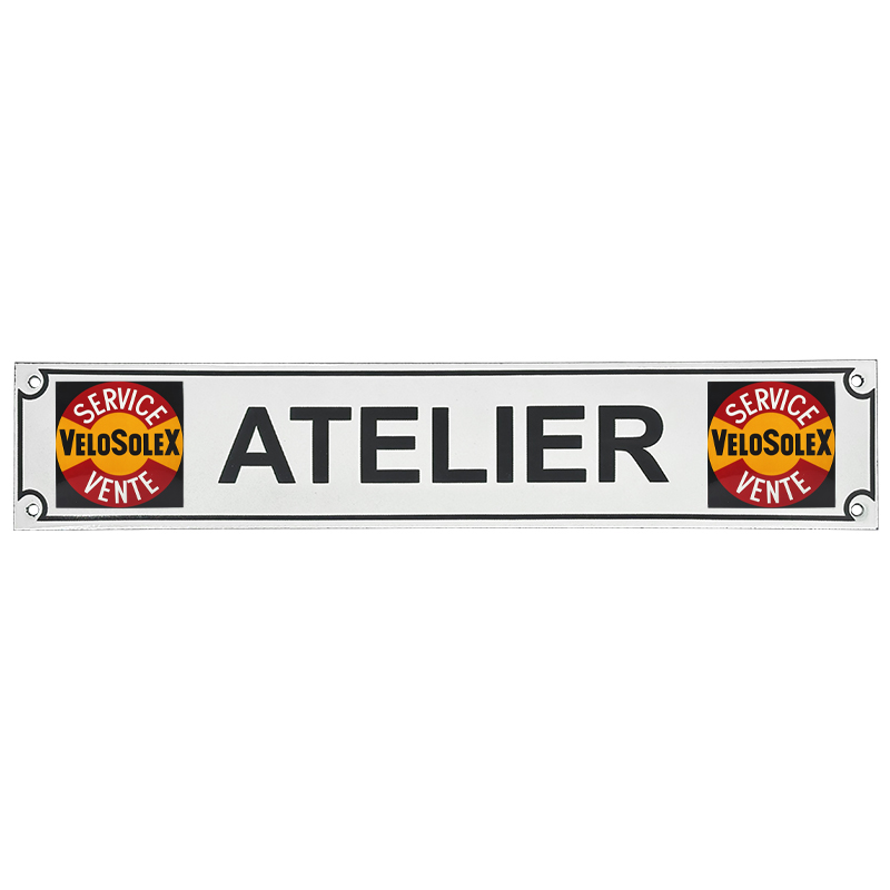 PLAQUE EMAILLEE BOMBEE