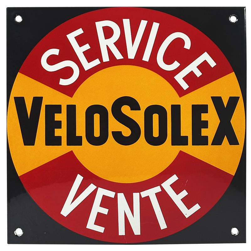 PLAQUE EMAILLEE BOMBEE
