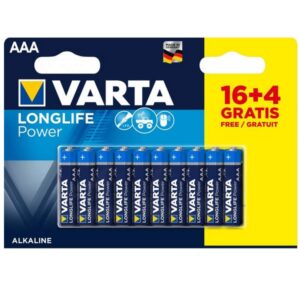 BLISTER 16 PILES + 4 GRATUITES