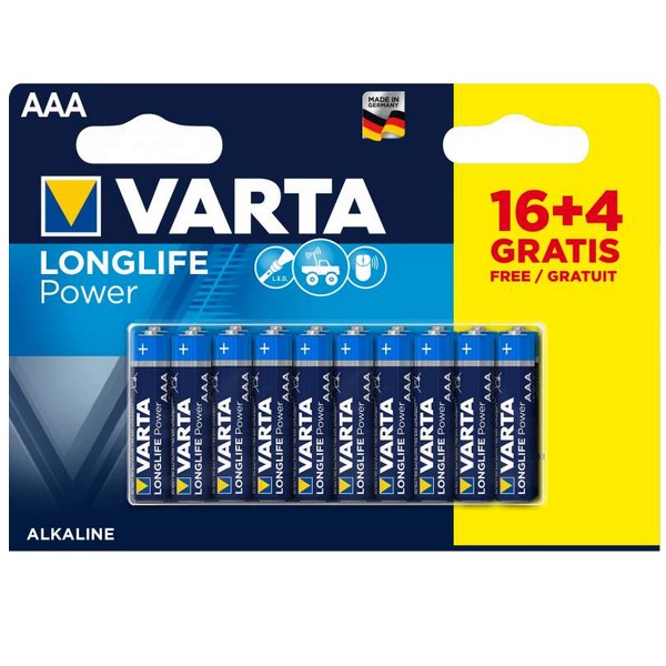 BLISTER 16 PILES + 4 GRATUITES