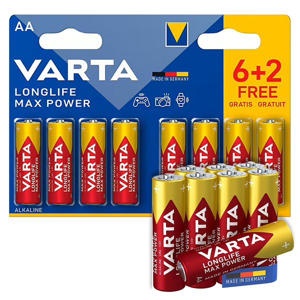 BLISTER 6 PILES (+2 GRATUITES)