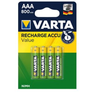 BLISTER 4 PILES VARTA AAA