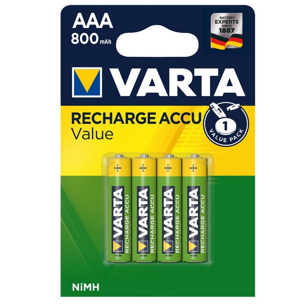 BLISTER 4 PILES VARTA AAA