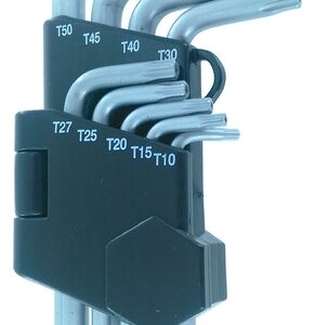 JEU DE 9 CLES TORX COUDEES