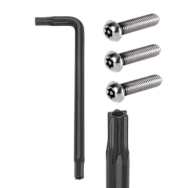 KIT 3 VIS + CLE INVIOLABLE
