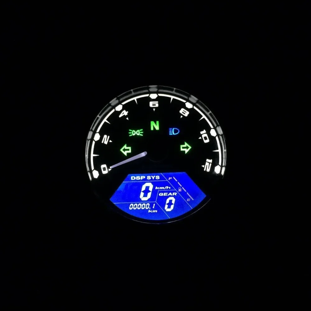 Compteur kilométrique numérique LCD multifonction pour moto — Honda, Yamaha, Suzuki, Kawasaki – Image 6
